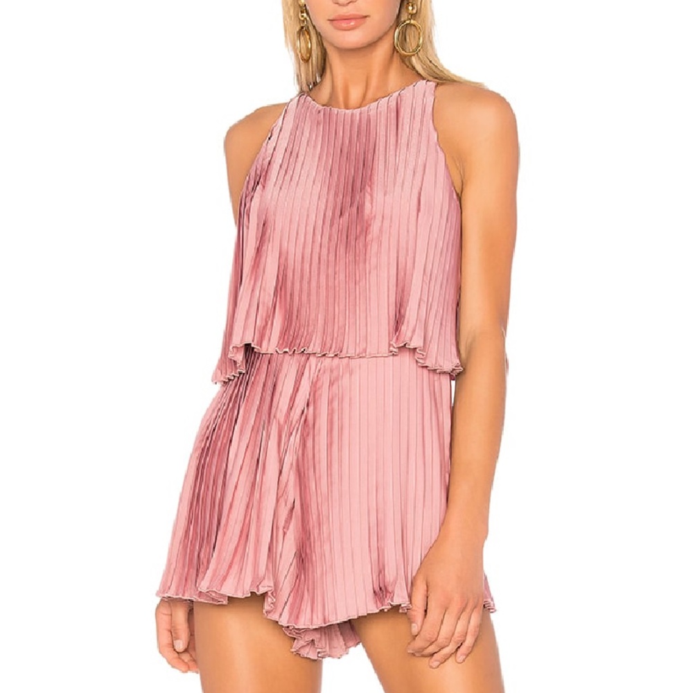 Lovers and Friends Pleated Nikki Romper